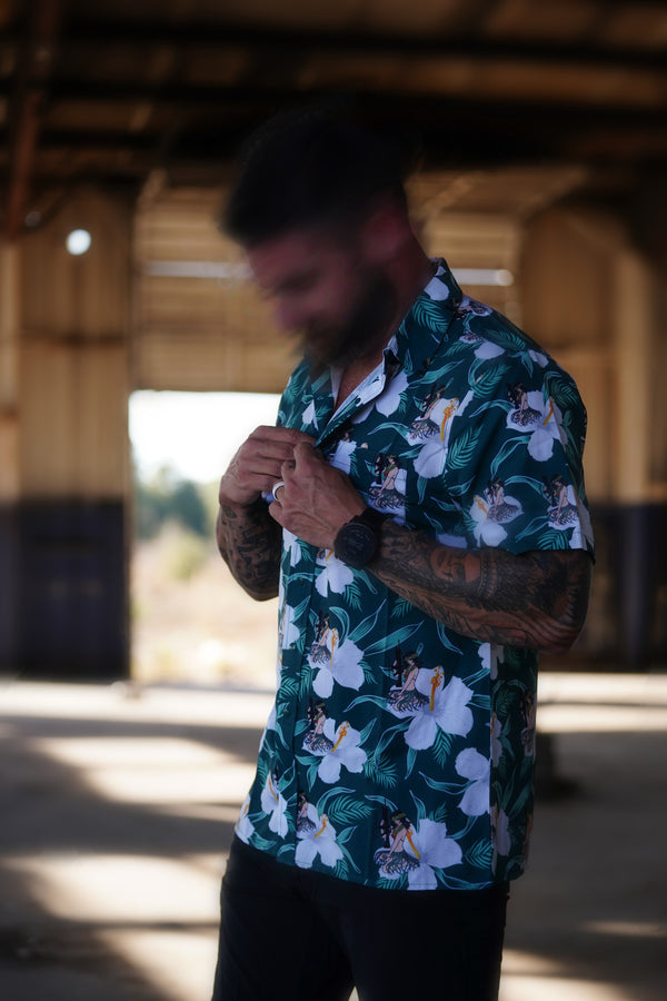 Button-Ups-Aloha Button-up - Savage Tacticians