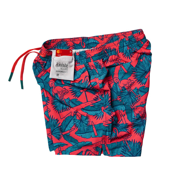 Swim Shorts-Swim Trunks - AK Tropical - Savage Tacticians