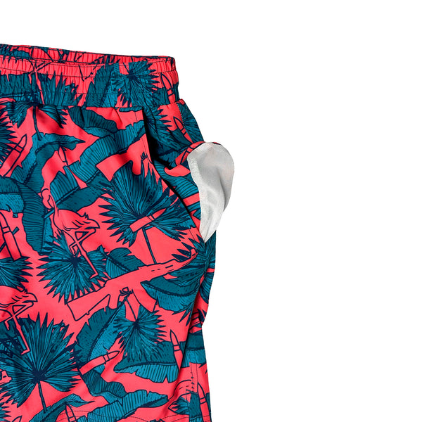 Swim Shorts-Swim Trunks - AK Tropical - Savage Tacticians