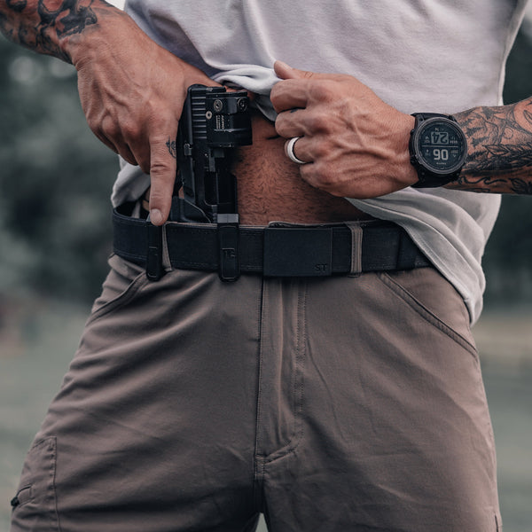 Belts-EDC Ratchet Belt - Black - Savage Tacticians