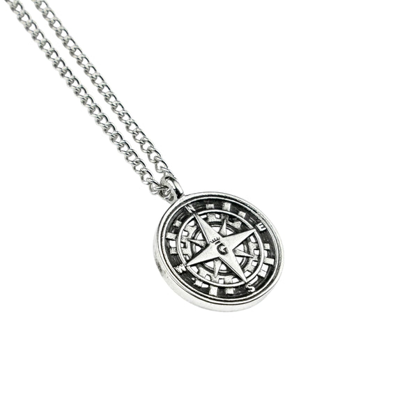 Compass Pendant & Chain