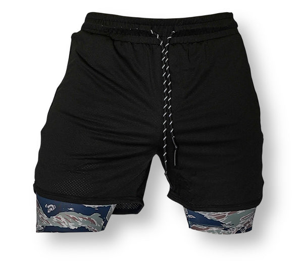 Gym Shorts Men-2i1 Lite Gym Shorts - 5 Inch - Savage Tacticians