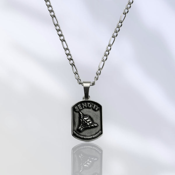 Jewelry-Send It Pendant & Chain - Savage Tacticians