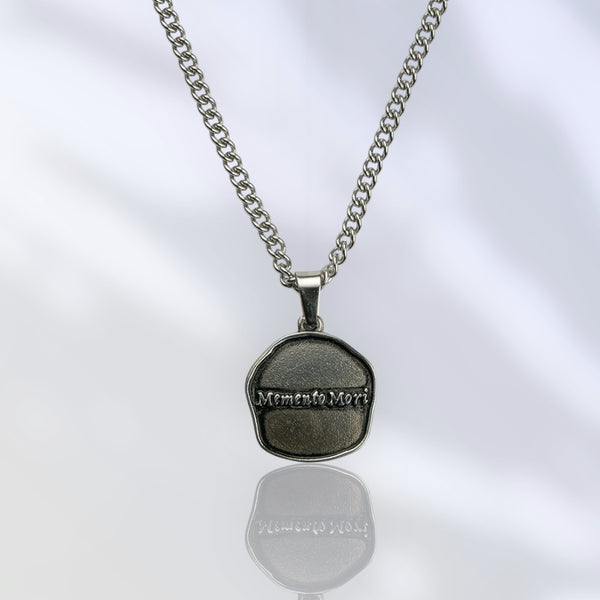 Jewelry-Memento Mori Pendant & Chain - Savage Tacticians
