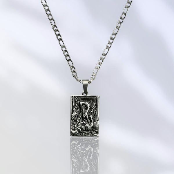 Jewelry-No Retreat Pendant & Chain - Savage Tacticians