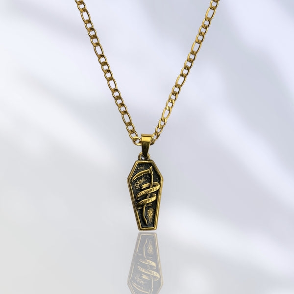 Jewelry-Fear Not Death Pendant & Chain - Savage Tacticians