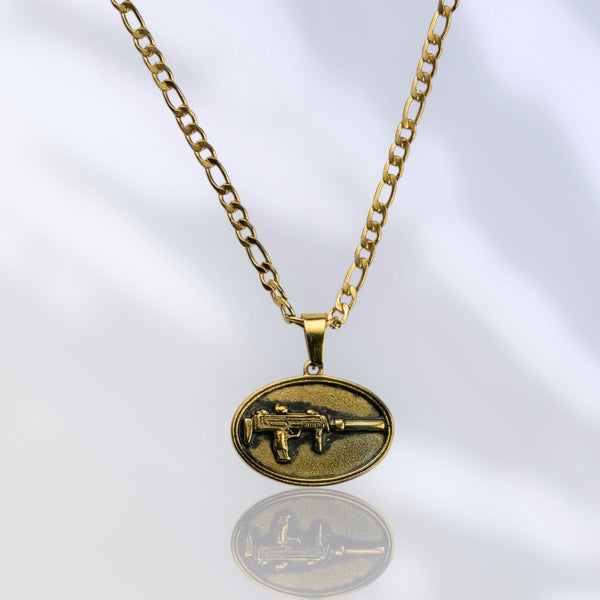 Jewelry-Move in Silence Pendant & Chain - Savage Tacticians