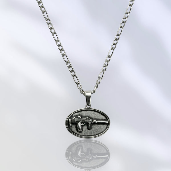 Jewelry-Move in Silence Pendant & Chain - Savage Tacticians