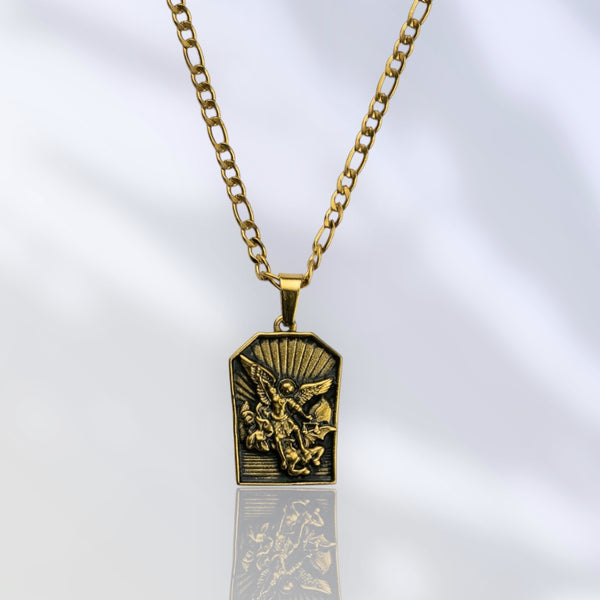 Jewelry-Saint Pendant & Chain - Savage Tacticians