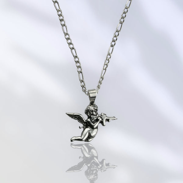 Jewelry-AR Cherub Pendant & Chain - Savage Tacticians