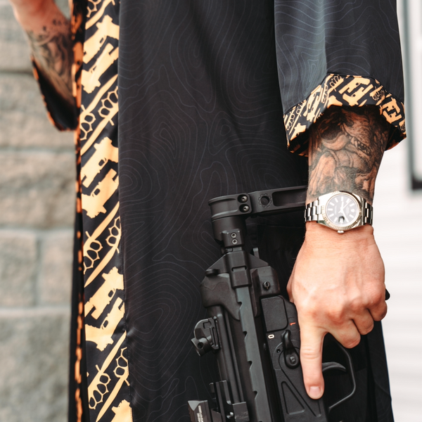 Limited-Savage Kimono Silk Robe & Shorts - Topo - Savage Tacticians