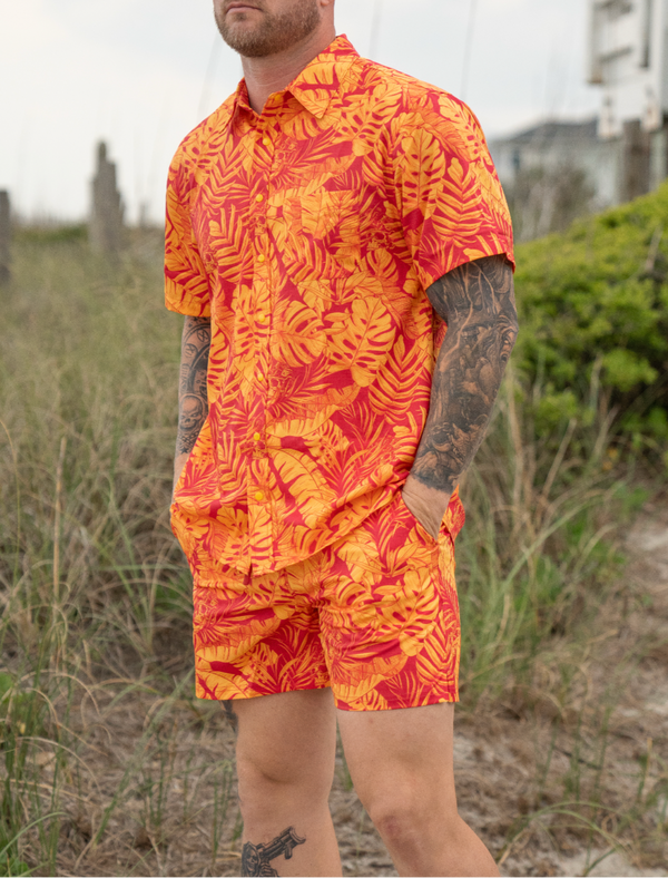 Button-Ups-Tropical Inferno Button-up - Savage Tacticians