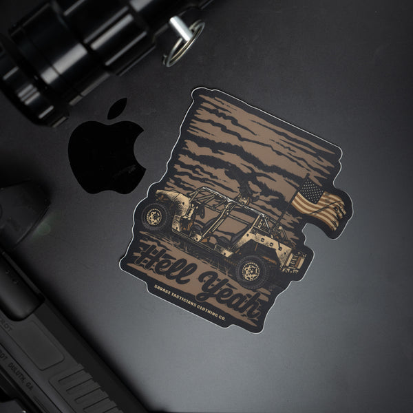 Hell Yeah Sticker