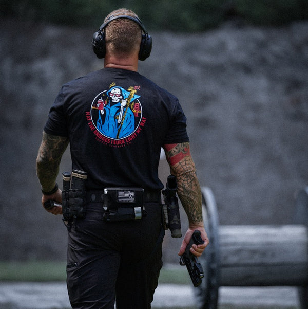 Graphic Tee-Zippo Man - Savage Tacticians
