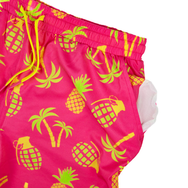 Swim Shorts-Swim Trunks - Tropic Like its Hot - Savage Tacticians