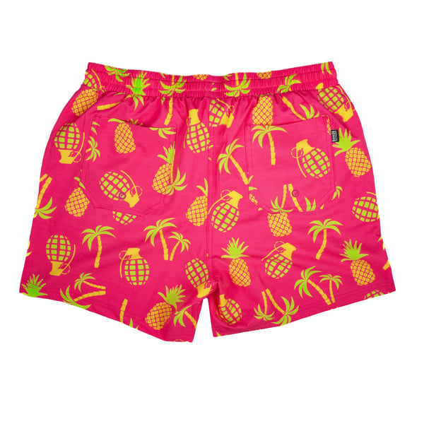 Swim Shorts-Swim Trunks - Tropic Like its Hot - Savage Tacticians