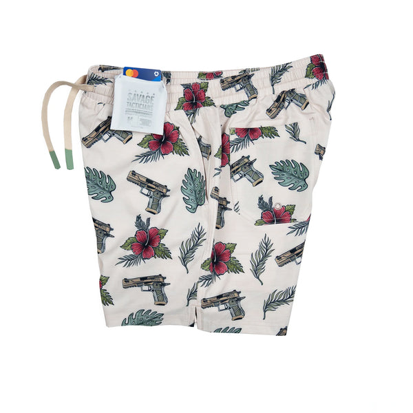 Swim Shorts-Swim Trunks - OAD Tropical - Savage Tacticians
