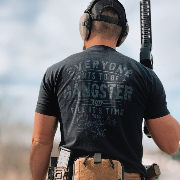 Graphic Tee-Gangster - Savage Tacticians