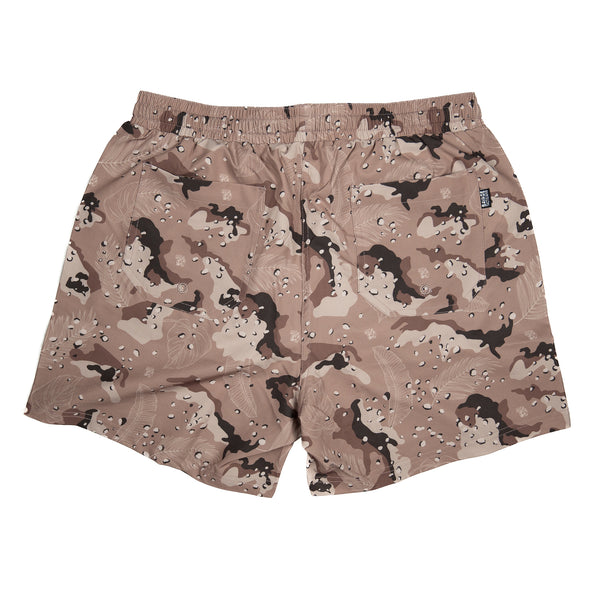 Swim Shorts-Swim Trunks - Chocolate Chip Desert - Savage Tacticians