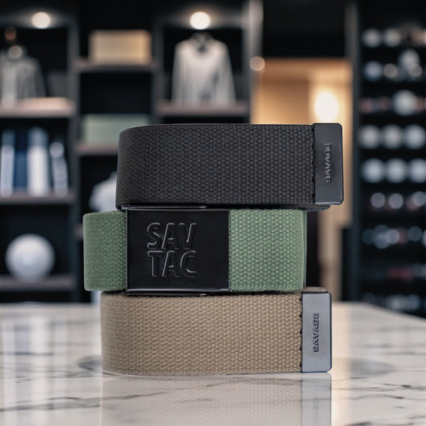 SavTac Web Belt - 3 Pack