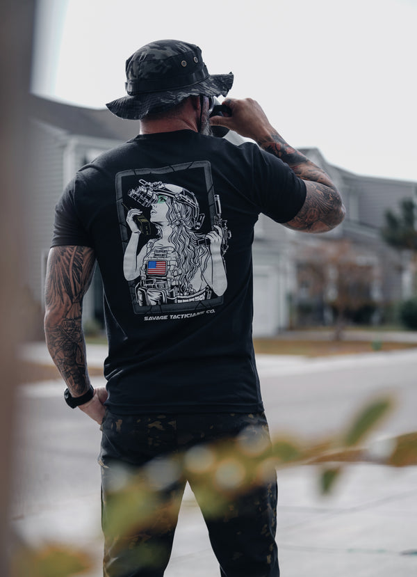 Graphic Tee-Danger Close - Savage Tacticians