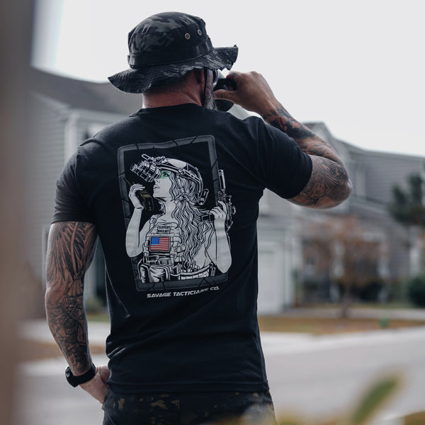 Graphic Tee-Danger Close - Savage Tacticians