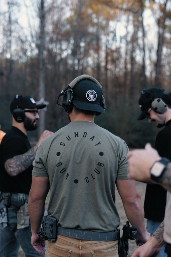 Graphic Tee-Sunday Gun Club - Savage Tacticians