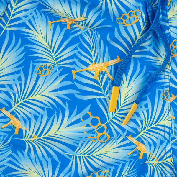 Swim Shorts-Swim Trunks - Gangsters Paradise - Savage Tacticians