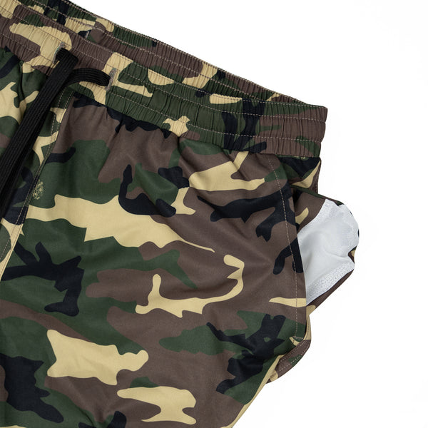 Swim Shorts-Swim Trunks - God's Plaid - Savage Tacticians