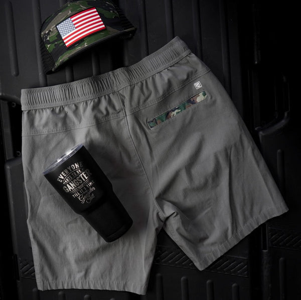 Shorts Men-Weekender Shorts - Gray - Savage Tacticians