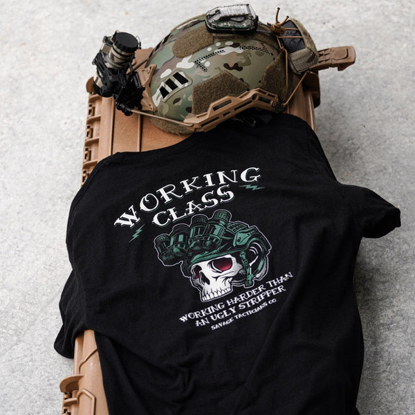 Graphic Tee-Working Class - Savage Tacticians