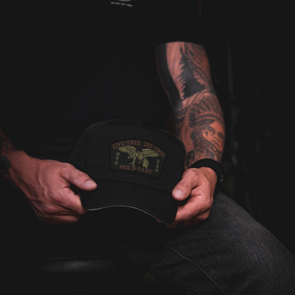 Headwear-Live Free Hat - Black - Savage Tacticians