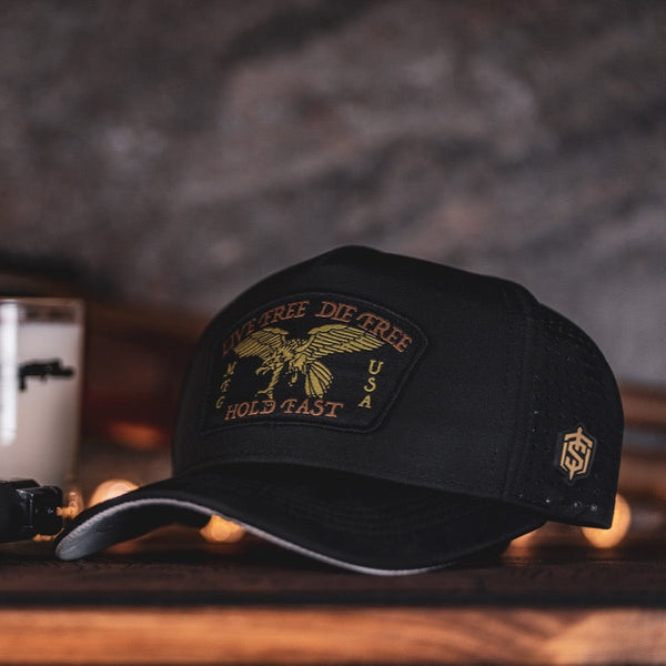 Headwear-Live Free Hat - Black - Savage Tacticians