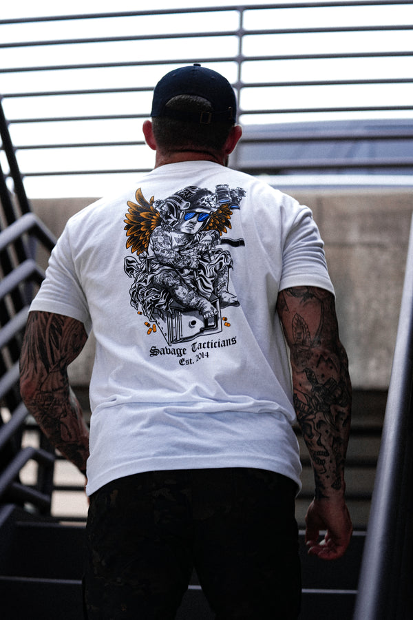 Graphic Tee-Guardian Angel - Savage Tacticians