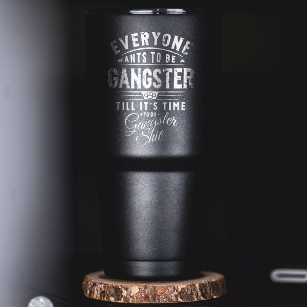 Drinkware-Gangster 30 oz Tumbler - Savage Tacticians