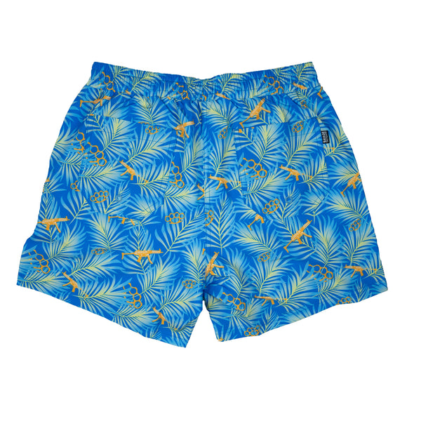 Swim Shorts-Swim Trunks - Gangsters Paradise - Savage Tacticians
