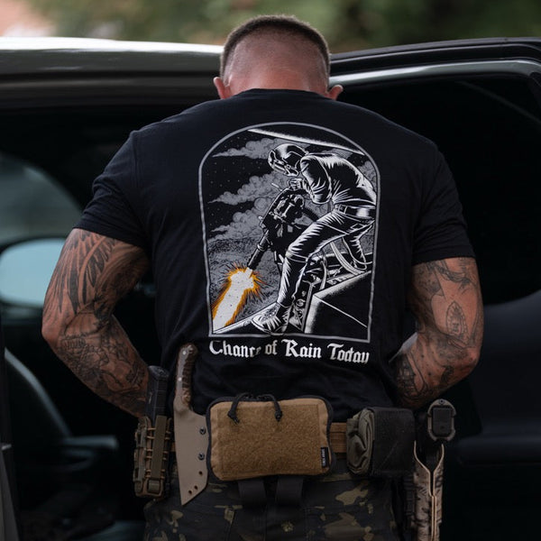 Graphic Tee-Chance of Rain - Savage Tacticians