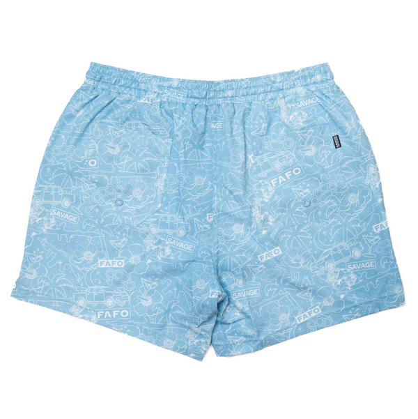 Swim Shorts-Swim Trunks - Slaycation - Savage Tacticians