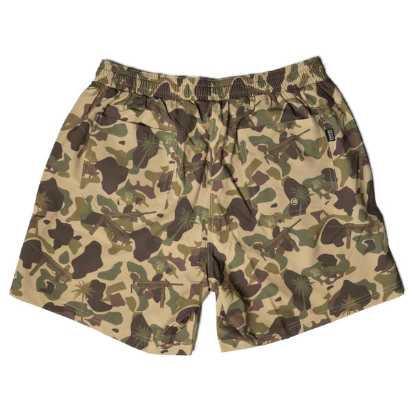 Swim Shorts-Swim Trunks - Tropical Frogskin - Savage Tacticians