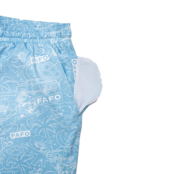 Swim Shorts-Swim Trunks - Slaycation - Savage Tacticians