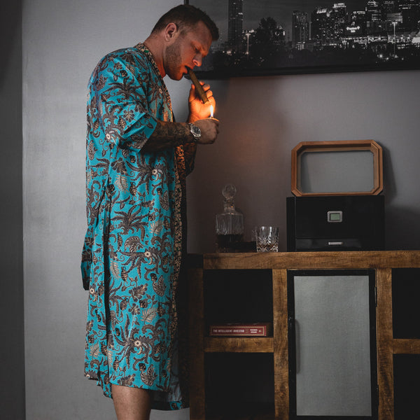 MEN-Savage Kimono Silk Robe - Savage Tacticians