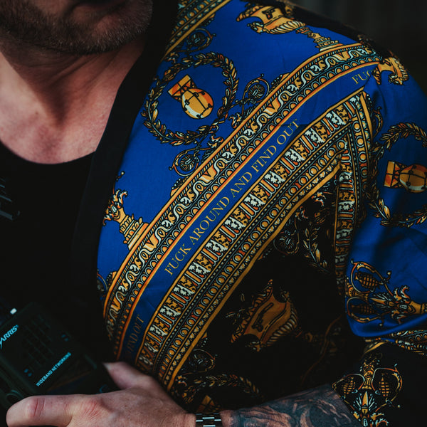 MEN-Savage Kimono Silk Robe - Medusa - Savage Tacticians