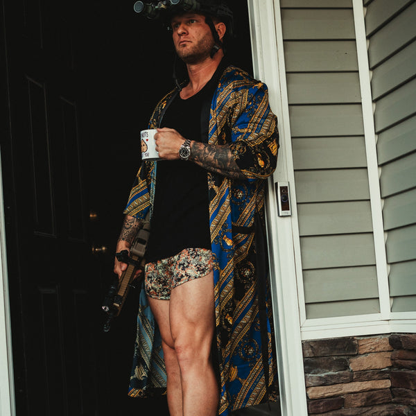 MEN-Savage Kimono Silk Robe - Medusa - Savage Tacticians