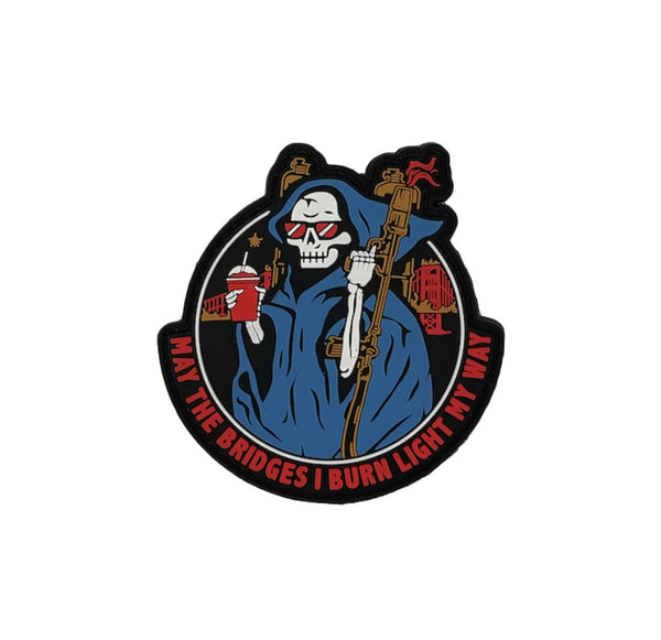 Gear-Zippo Man Patch - Savage Tacticians