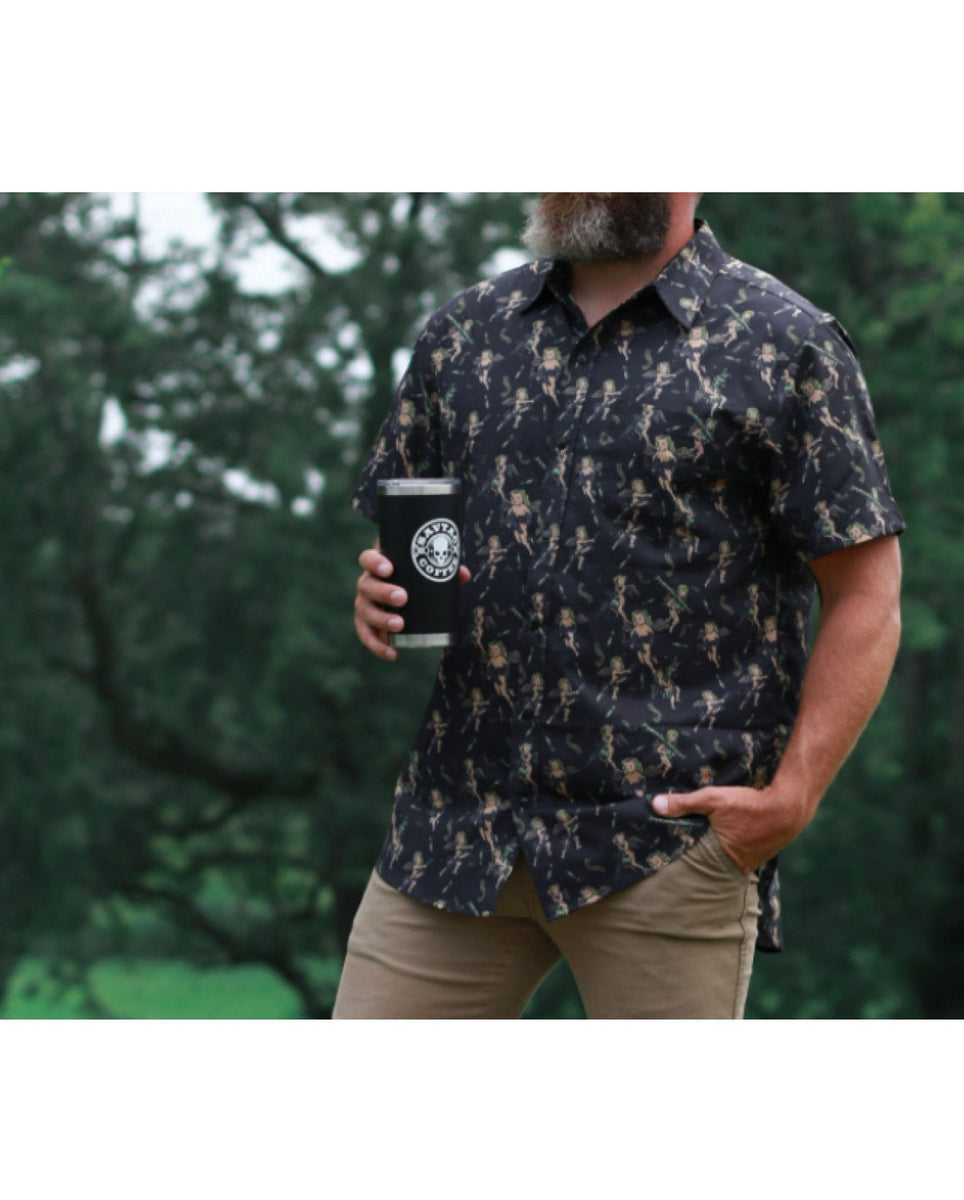 Savage Tacticians AK Tropical Button-Up