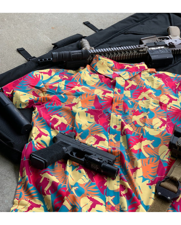 MEN-Spray & Pray Button-up - Savage Tacticians