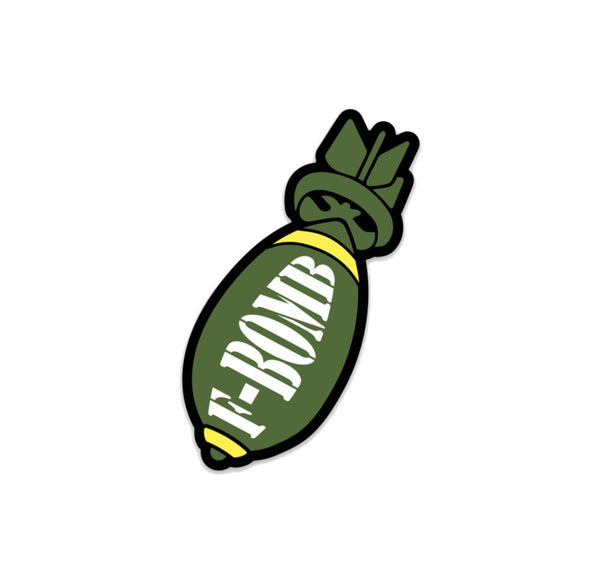 Stickers-F Bomb Sticker - Savage Tacticians