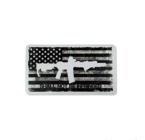 Stickers-Shall Not Be Infringed Sticker - Savage Tacticians