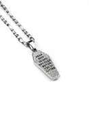 Jewelry-Fear Not Death Pendant & Chain - Savage Tacticians