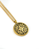 Jewelry-Compass Pendant & Chain - Savage Tacticians